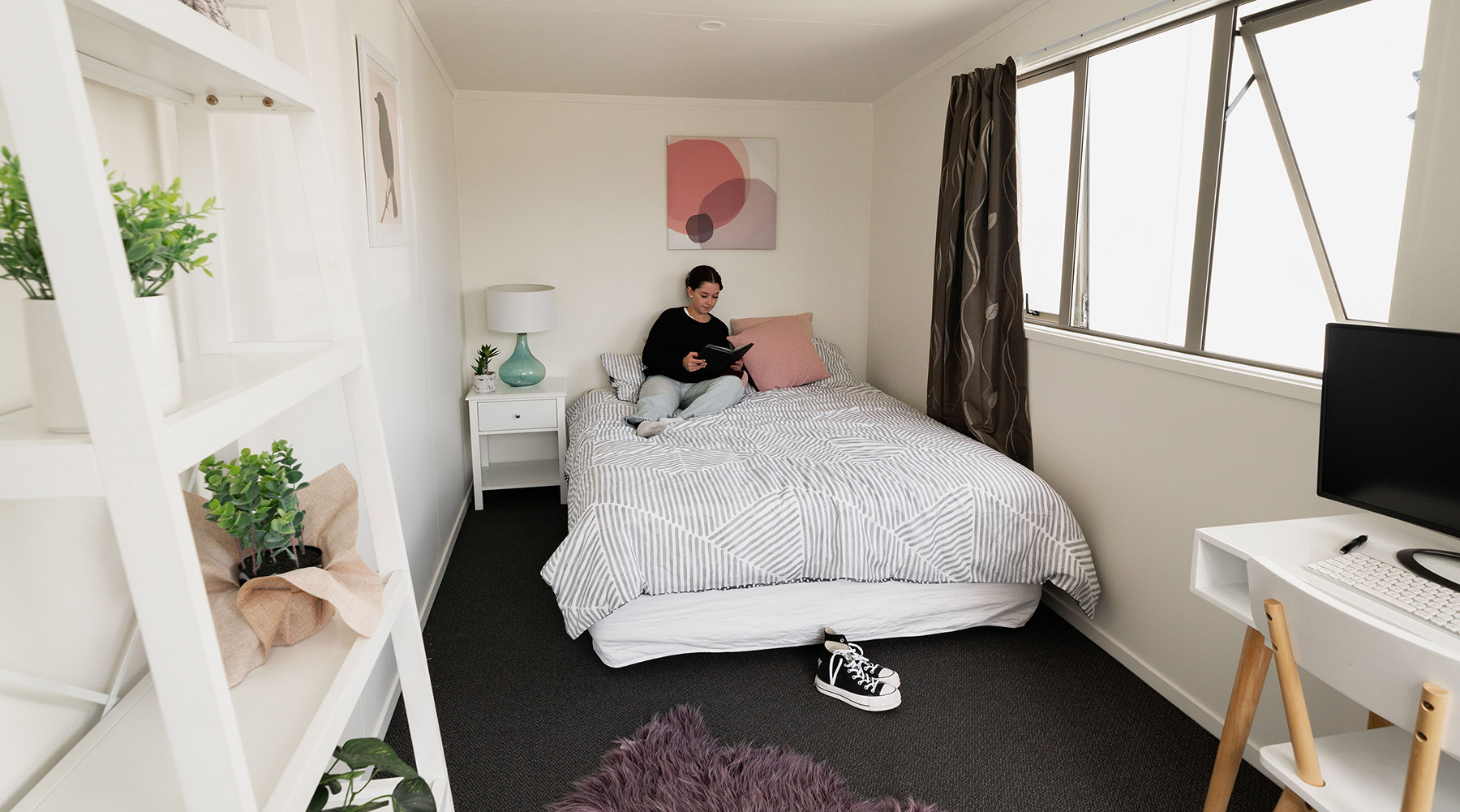 Cabin - Reading on Bed