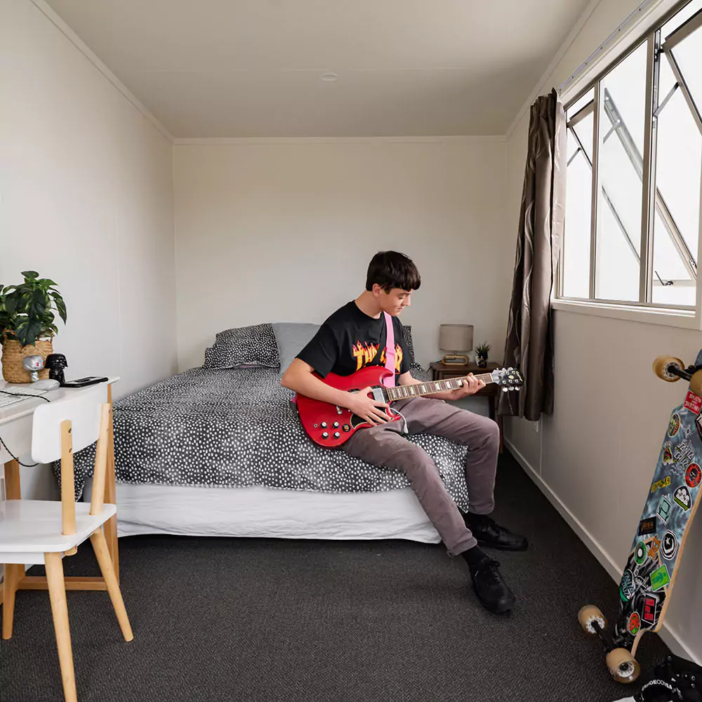 Cabin - Interior guitar