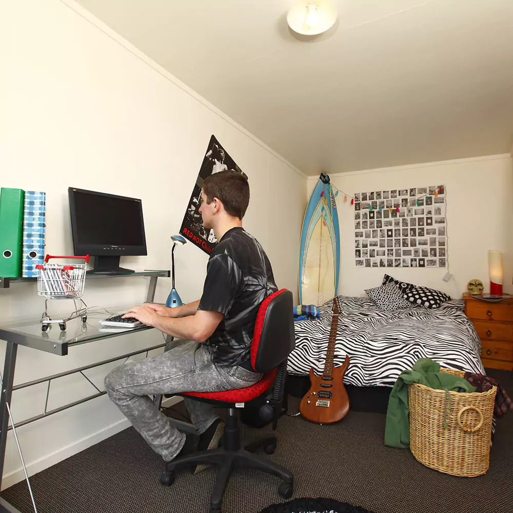 Cabin - Interior at desk 1